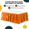 Ruffle Disposable Table Skirt 14 Ft Long Pleated Table Skirts with Adhesive Strip – Fits 6ft+ Rectangle or Round Tables – Ideal for Birthday Parties, Gender Reveal, Baby Showers & Event Decorations 6 pack by Exquisite